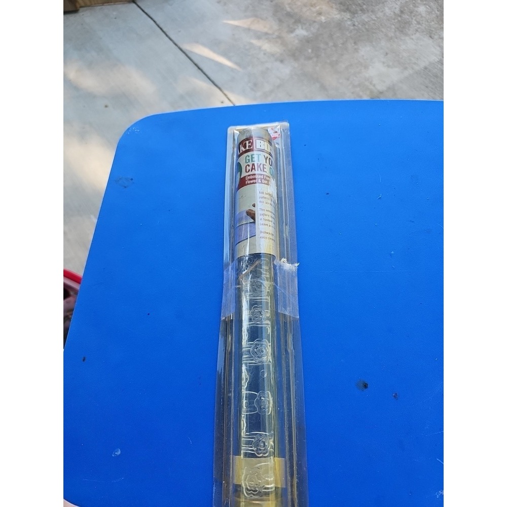 Cake Boss Flower Rolling Pin 13inch Cake Decorating Cookie Fondant Pie Crust